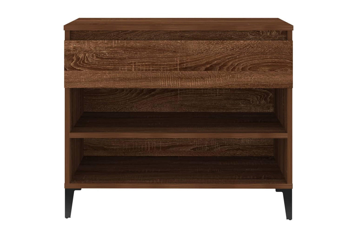 vidaXL 819771 Shoe Cabinet Brown Oak 70x36x60cm Engineered Wood-6