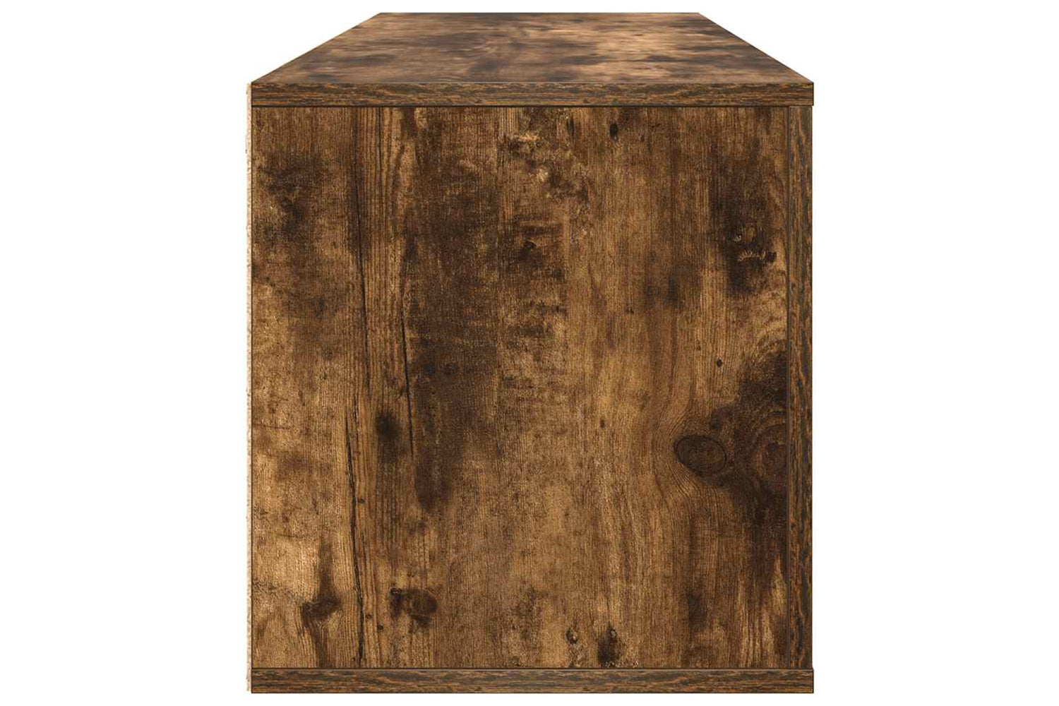 vidaXL 821025 Wall Shoe Cabinet Smoked Oak 100x35x38cm Engineered Wood-6