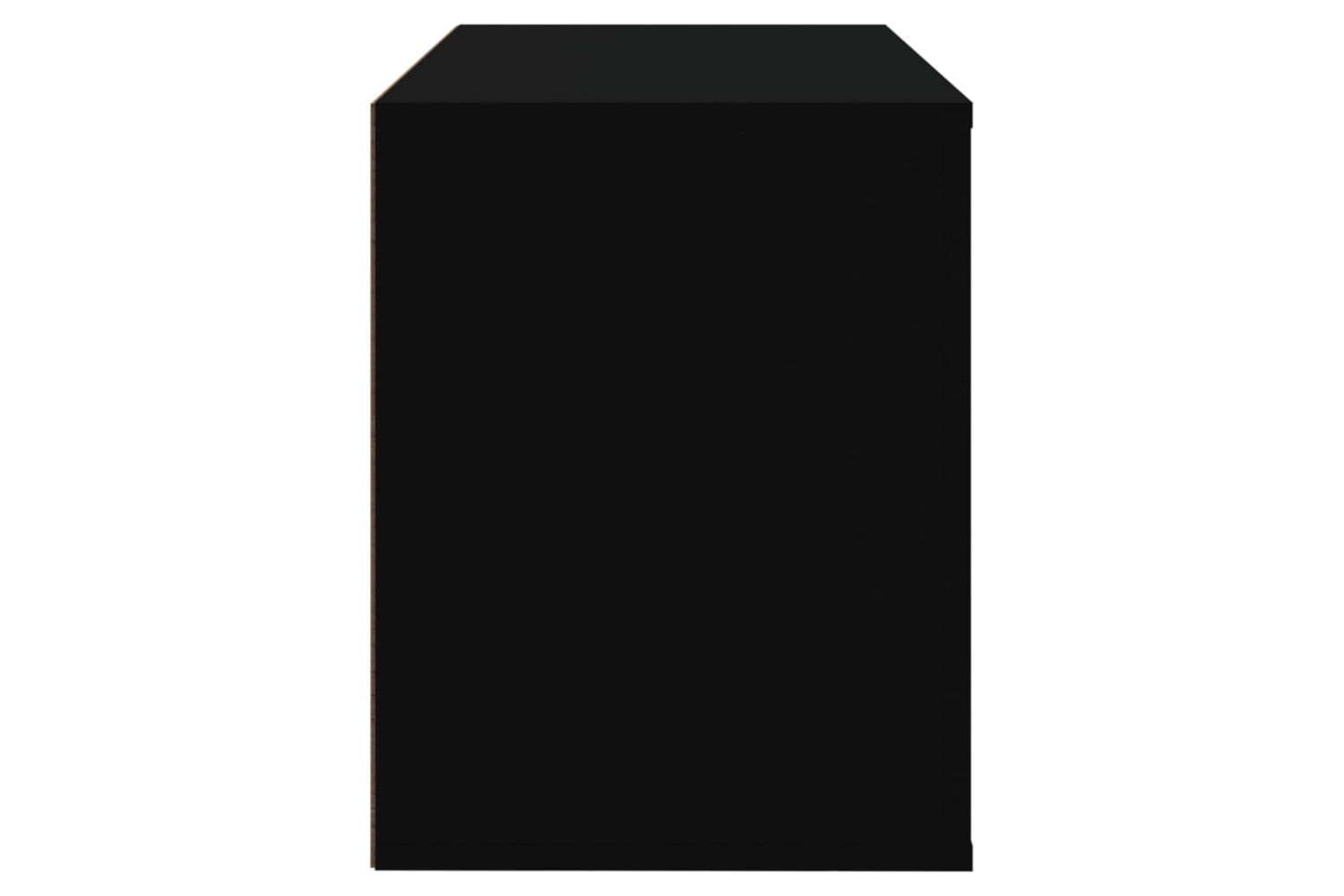 vidaXL 816753 Shoe Cabinet Black 80x35x45cm Engineered Wood-5