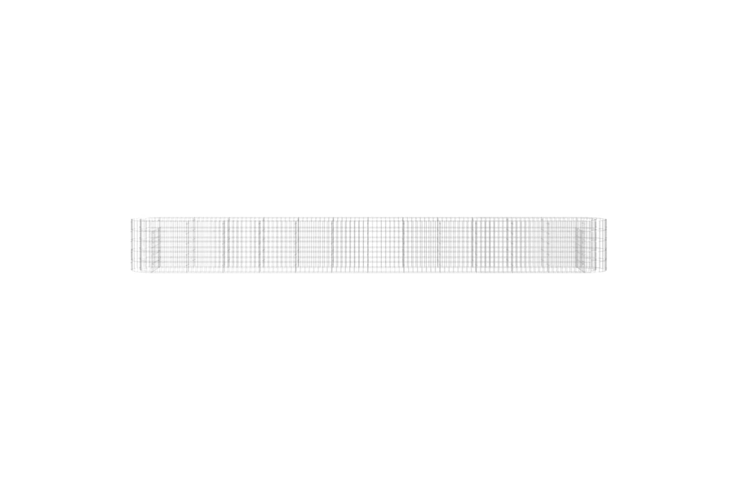 vidaXL 152029 Gabion Raised Bed Galvanised Iron 470x50x50cm-3