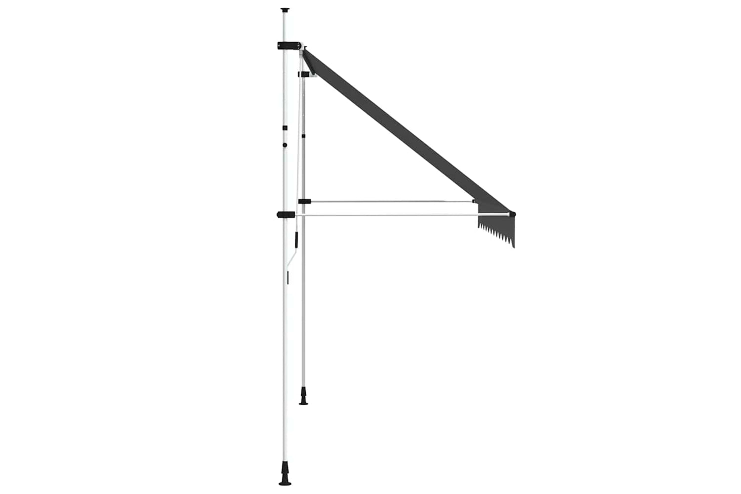 vidaXL 143690 Manual Retractable Awning 300cm Anthracite-3