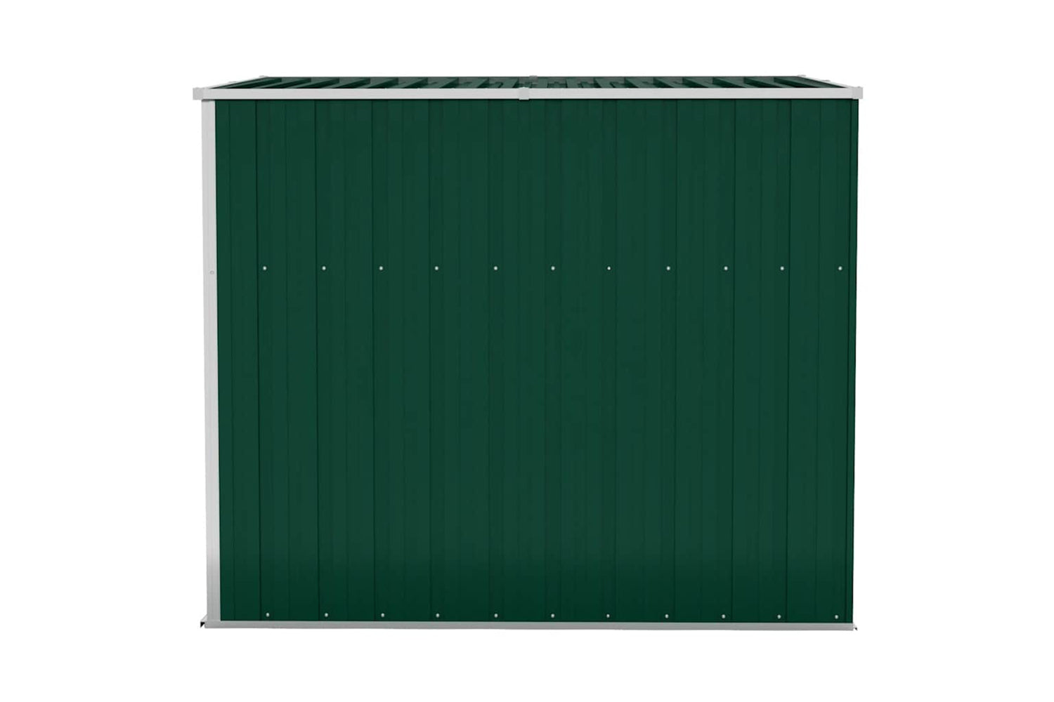 vidaXL 316221 Wall-mounted Garden Shed Green 118x194x178cm Galvanised Steel-3