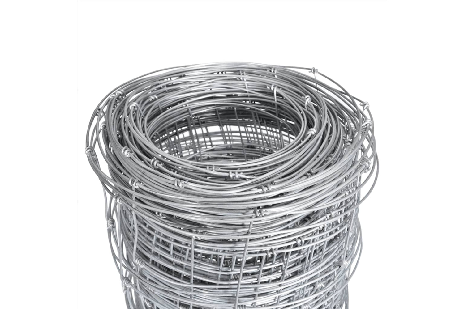 Vidaxl 149514 Garden Fence Galvanised Steel 50x1.25 M Silver-3