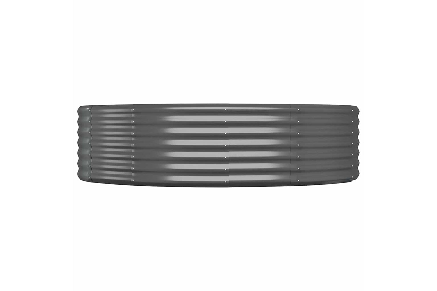 vidaXL 319026 Garden Raised Bed Powder-coated Steel 214x140x36cm Anthracite-3