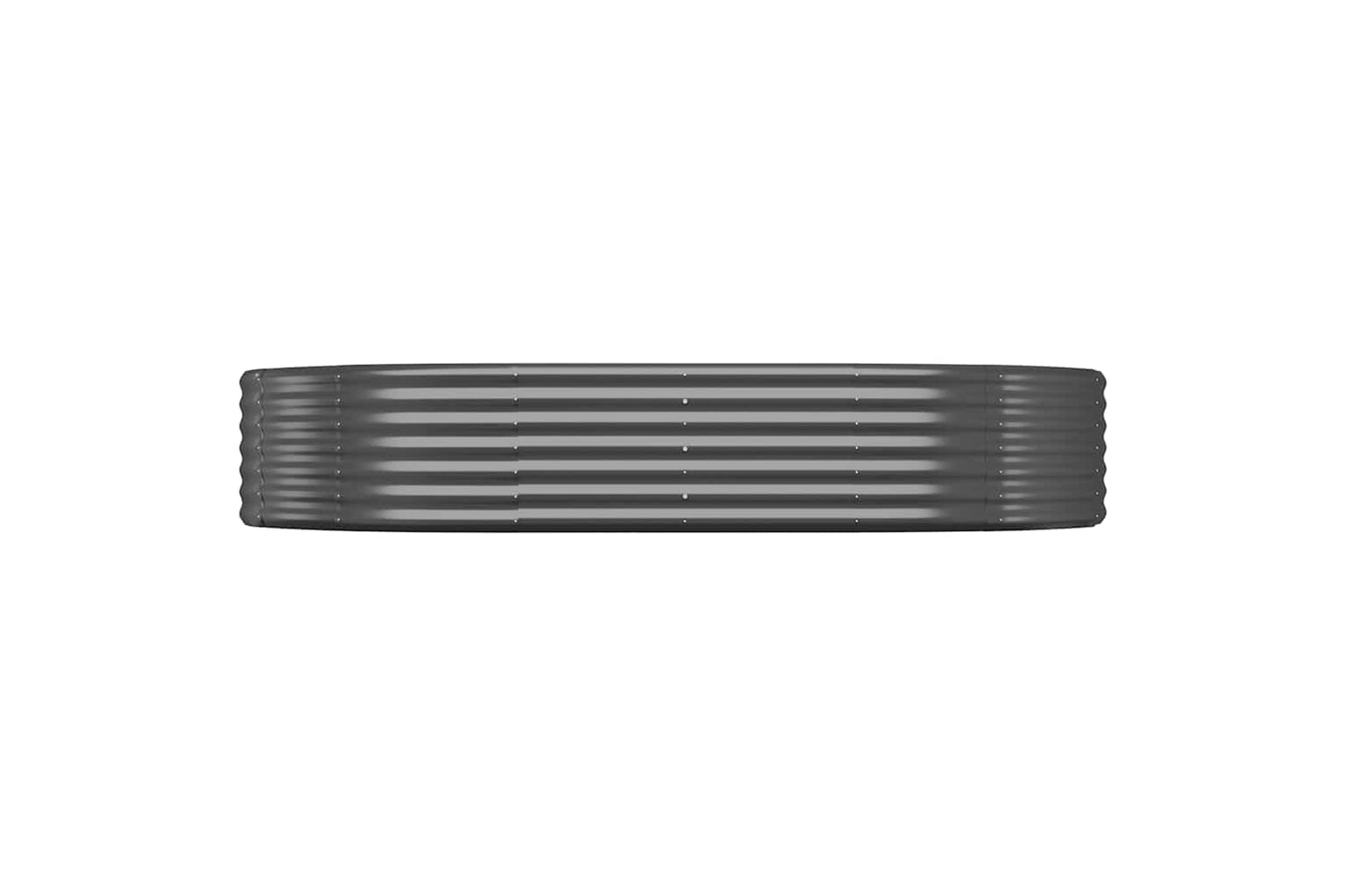 vidaXL 319026 Garden Raised Bed Powder-coated Steel 214x140x36cm Anthracite-2