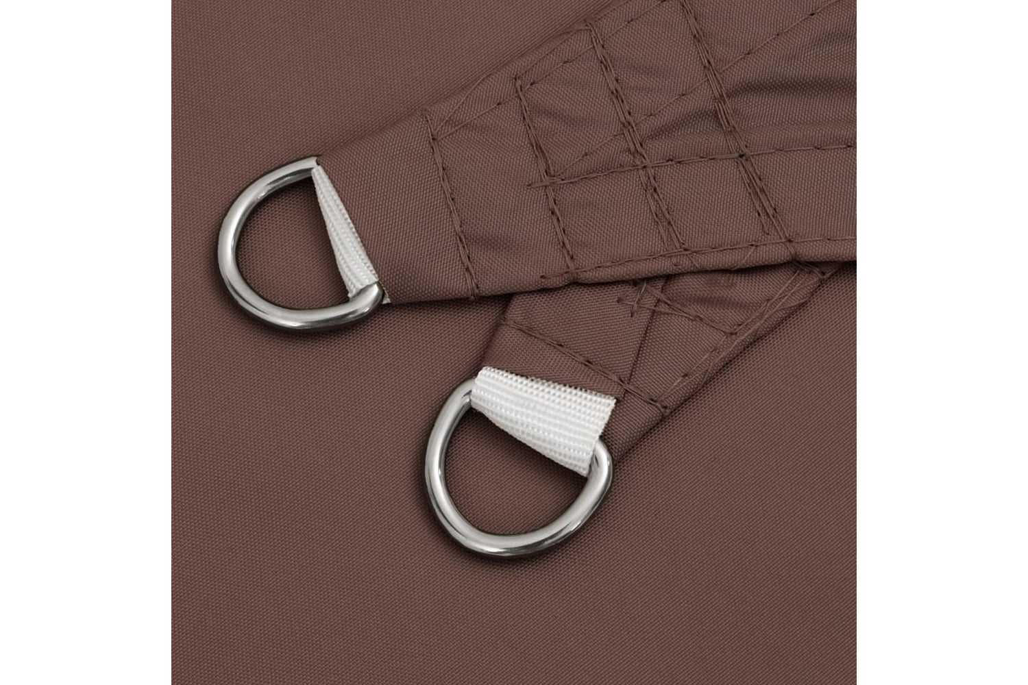 Vidaxl 135800 Sunshade Sail Oxford Fabric Square 4.5x4.5 M Brown-5