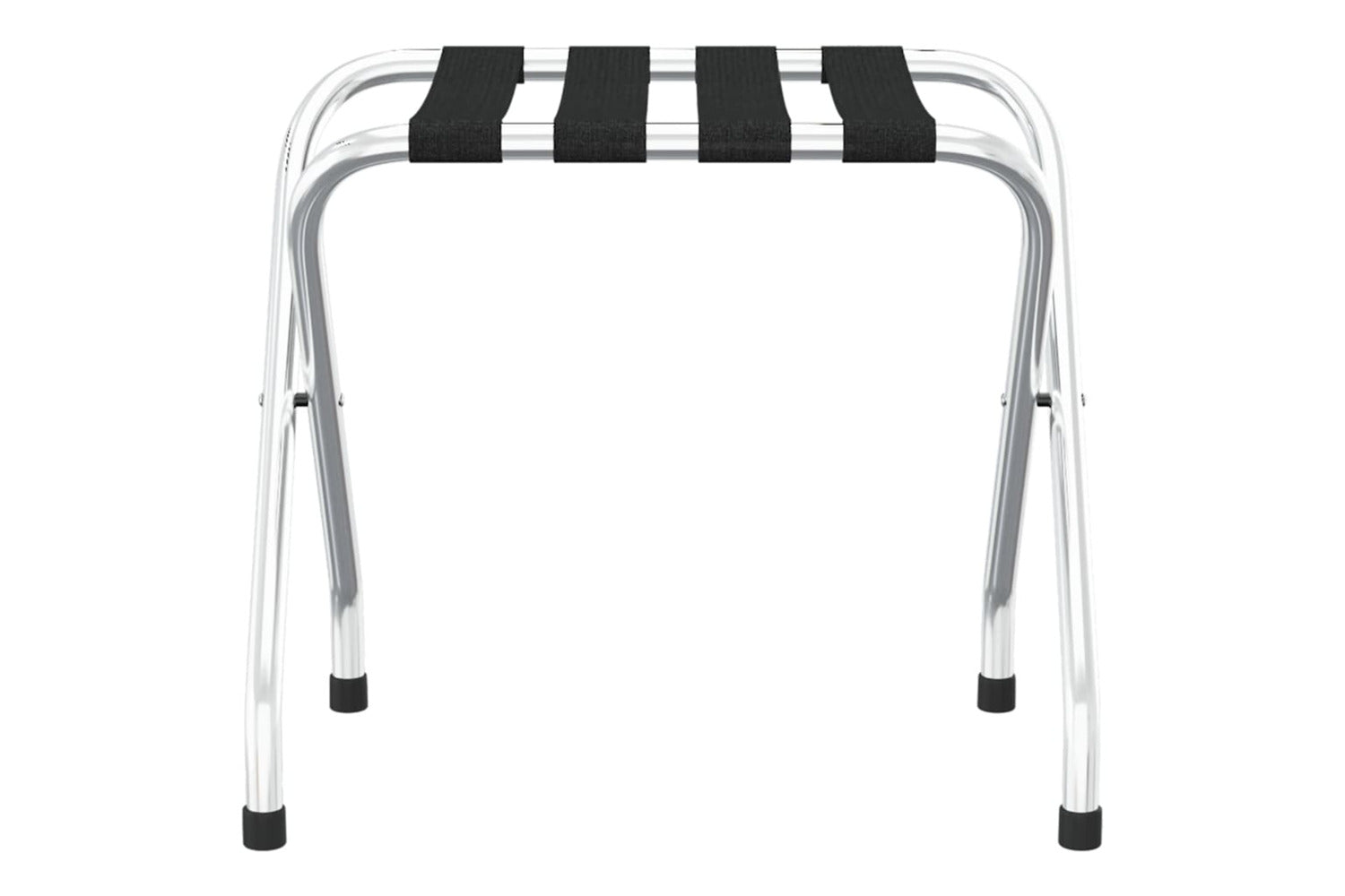 vidaXL 153076 Luggage Rack Black And Silver 56x40x49cm-2