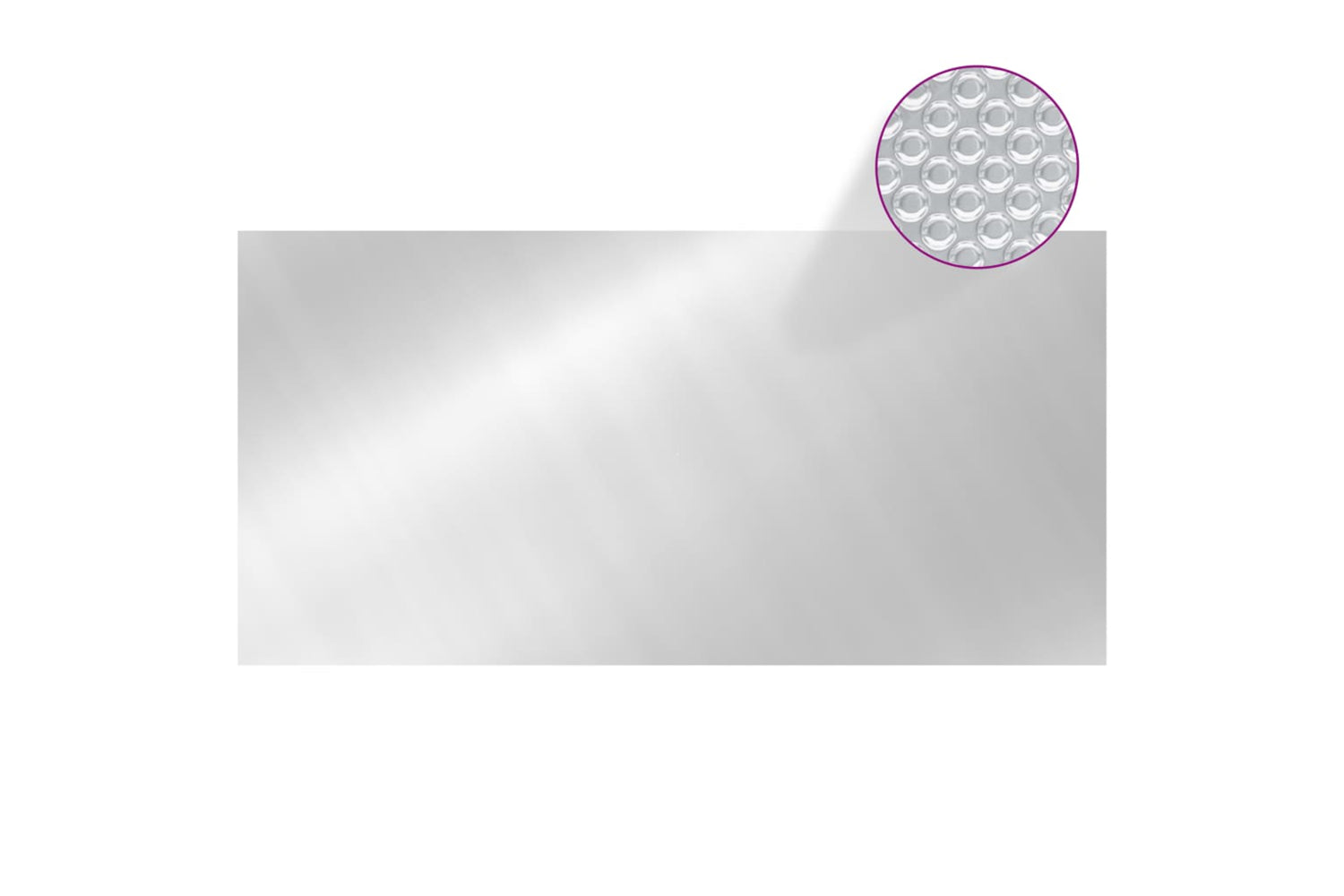 vidaXL 93100 Pool Cover Silver 975x488cm Pe-3