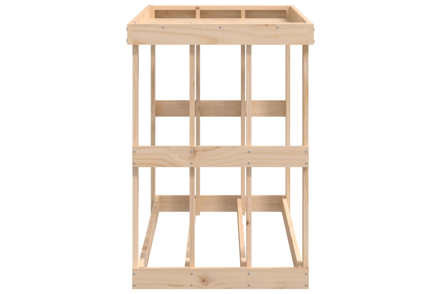 vidaXL 822631 Outdoor Log Holder 108x52x74cm Solid Wood Pine-5