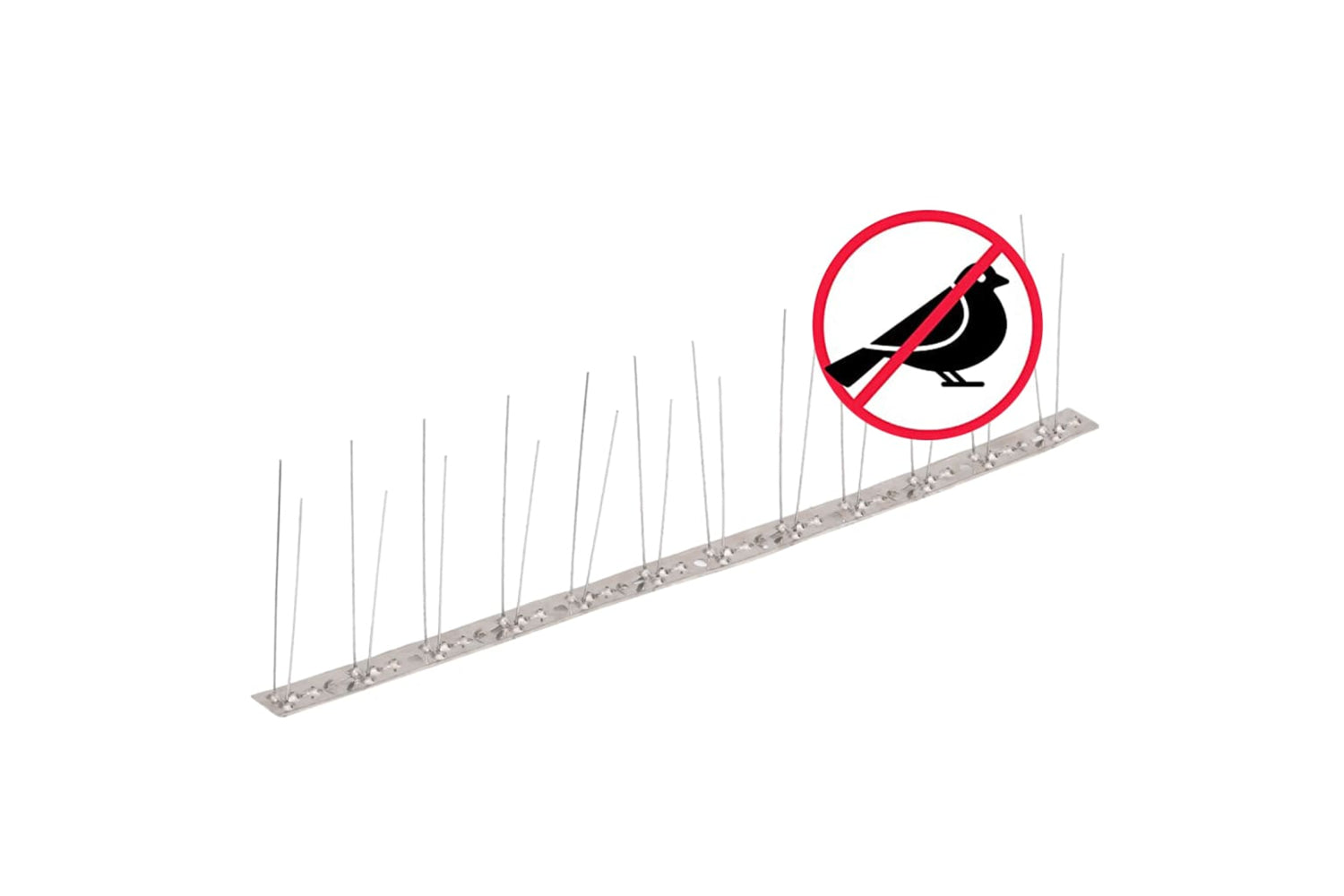 Vidaxl 170234 2-row Stainless Steel Bird & Pigeon Spikes Set Of 6 3 M-6