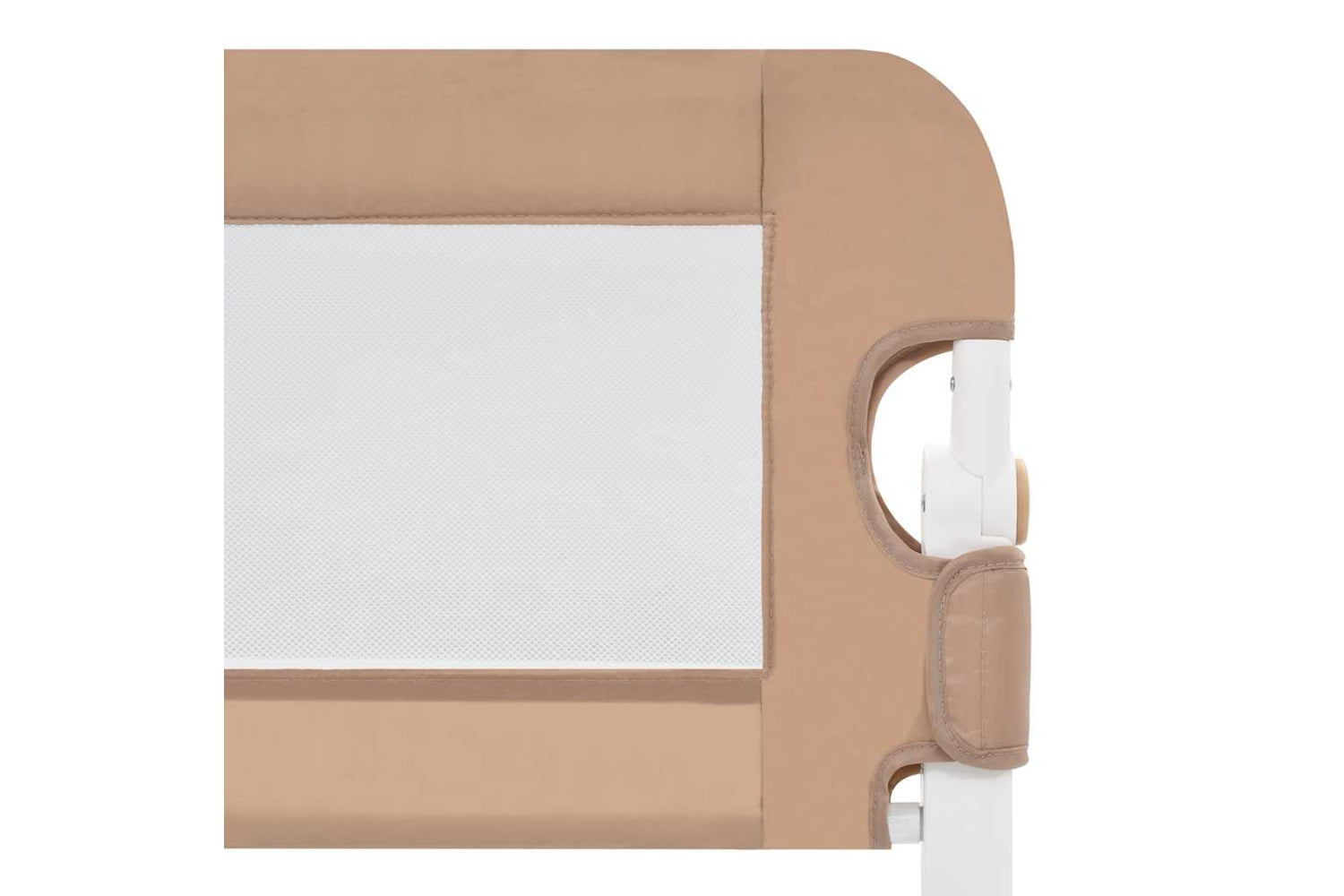 Vidaxl Toddler Safety Bed Rail Taupe 180x42 Cm Polyester-4