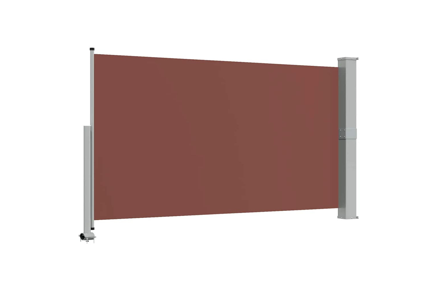 vidaXL Patio Retractable Side Awning 140 X 300cm Brown-6