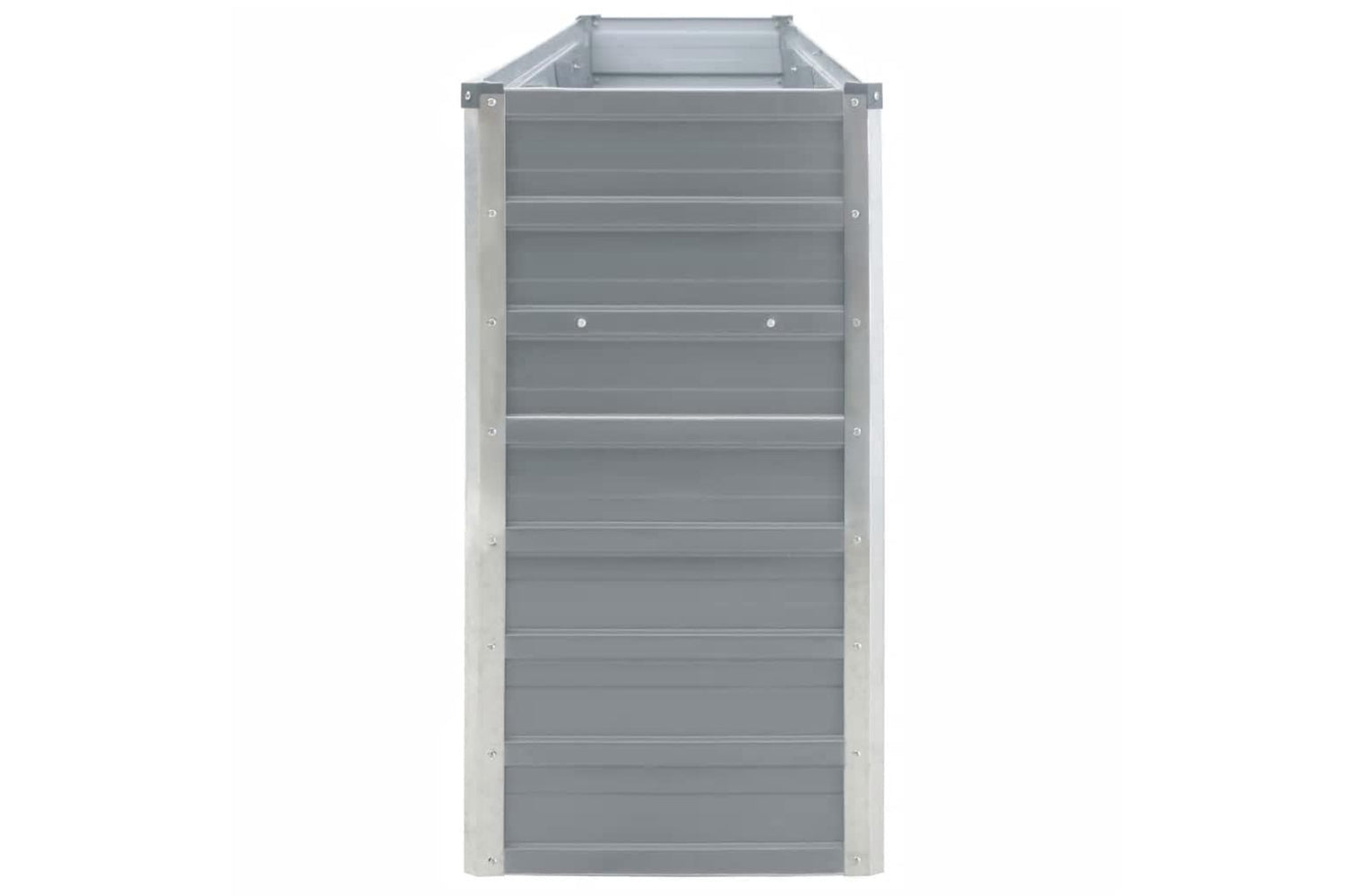 vidaXL 47048 Raised Garden Bed 320x40x77cm Galvanised Steel Grey-4