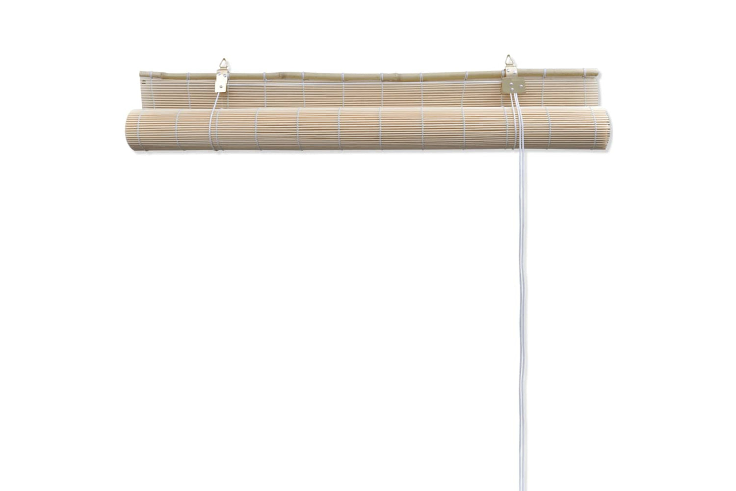 vidaXL 278743 Natural Bamboo Roller Blinds 4 Pcs 120x160cm-6
