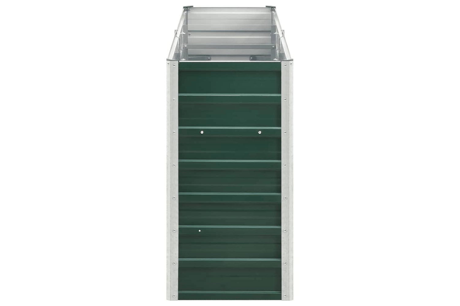 vidaXL 47041 Garden Raised Bed Galvanised Steel 240x40x77cm Green-4