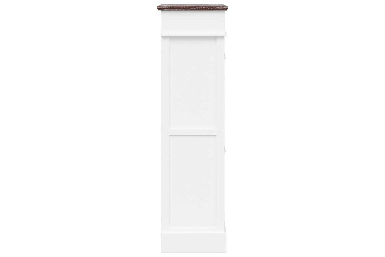 vidaXL 284088 Shoe Cabinet Brown 50x28x98cm Paulownia Wood-4