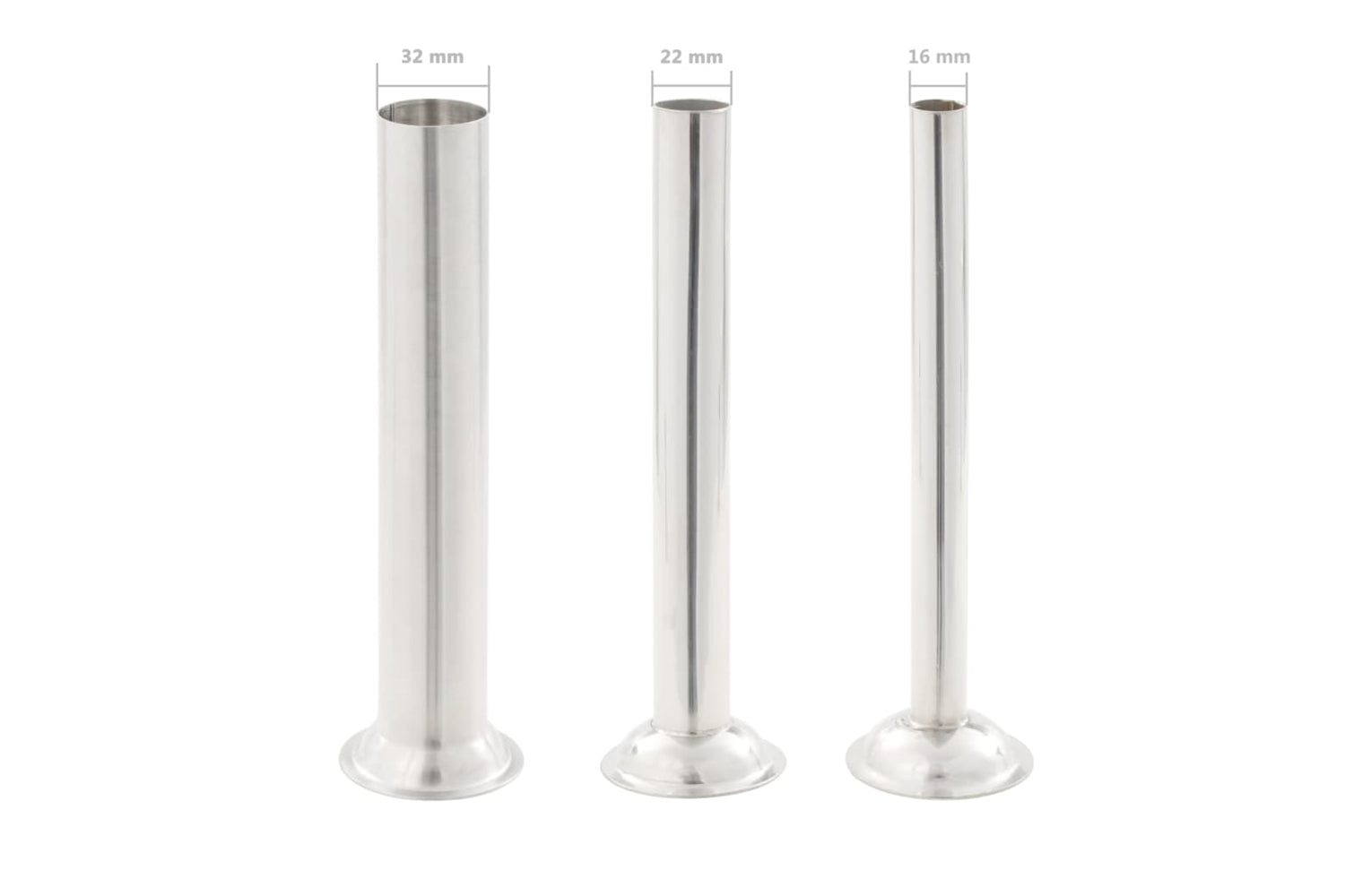 Vidaxl 50961 Manual Sausage Stuffer Silver 3 L Stainless Steel-8
