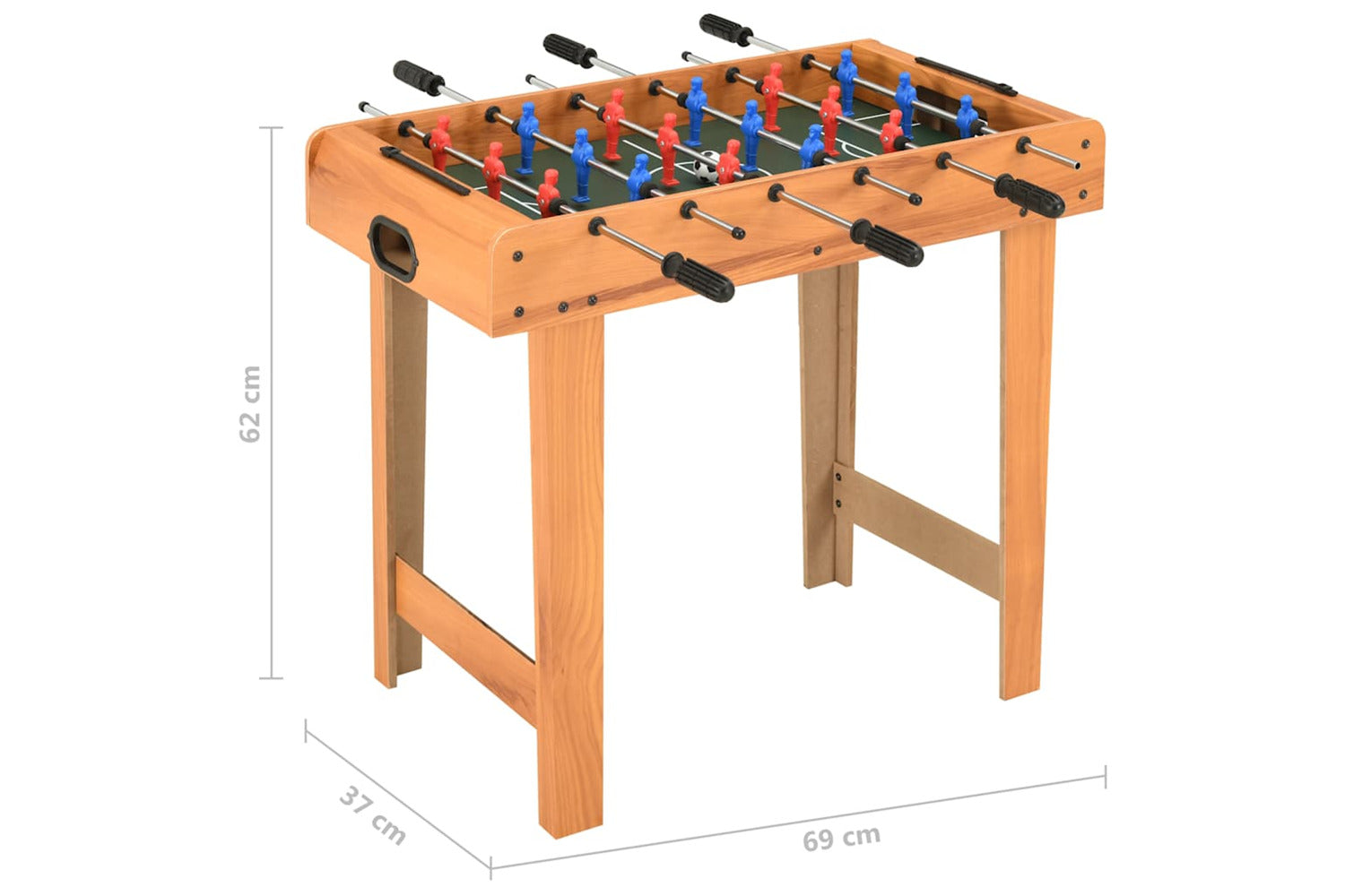 Vidaxl Mini Football Table 69x37x62 Cm Maple-8