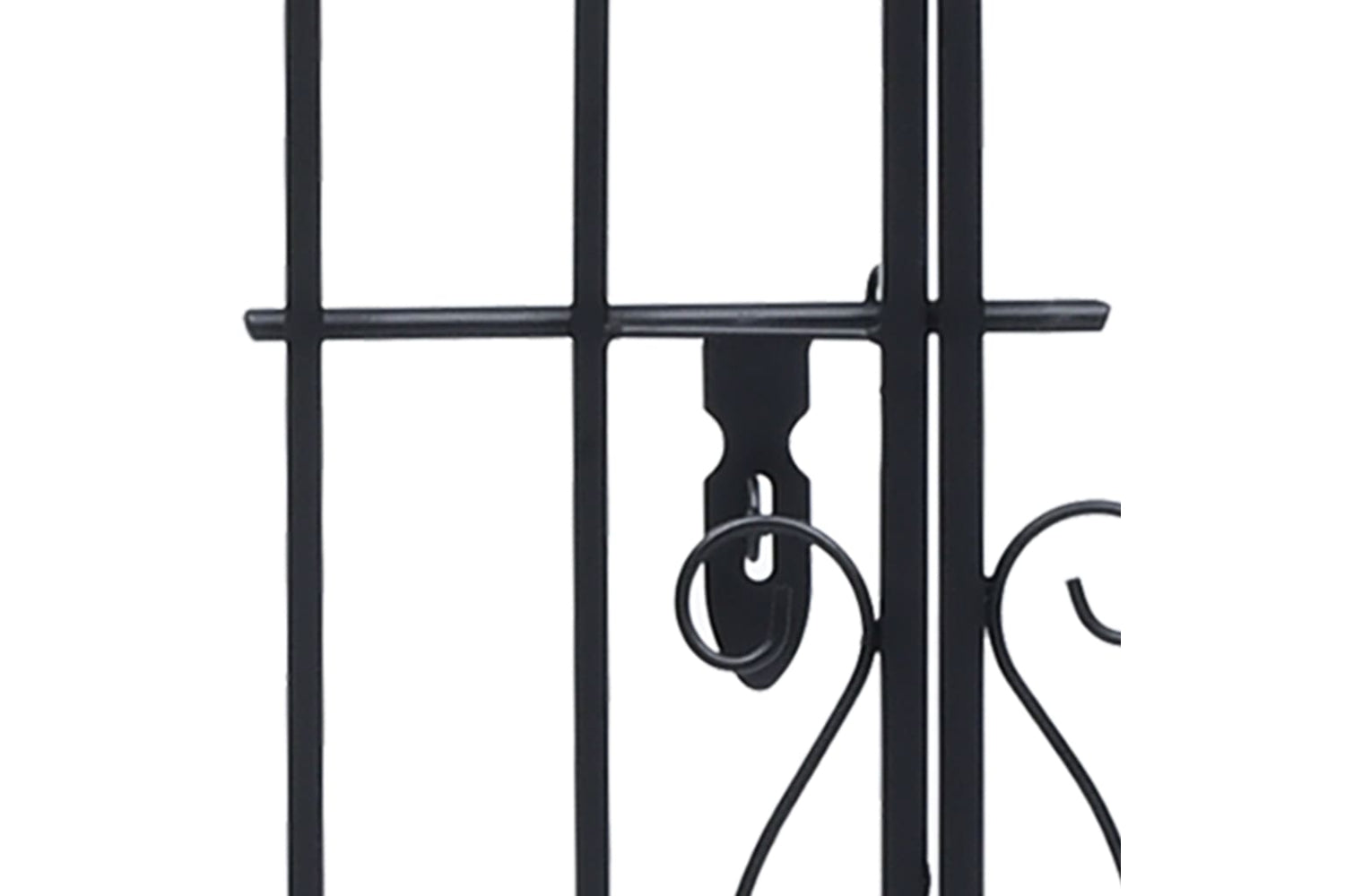 vidaXL 49419 Ornamental Garden Gate Wrought Iron 122x20.5x100cm-5