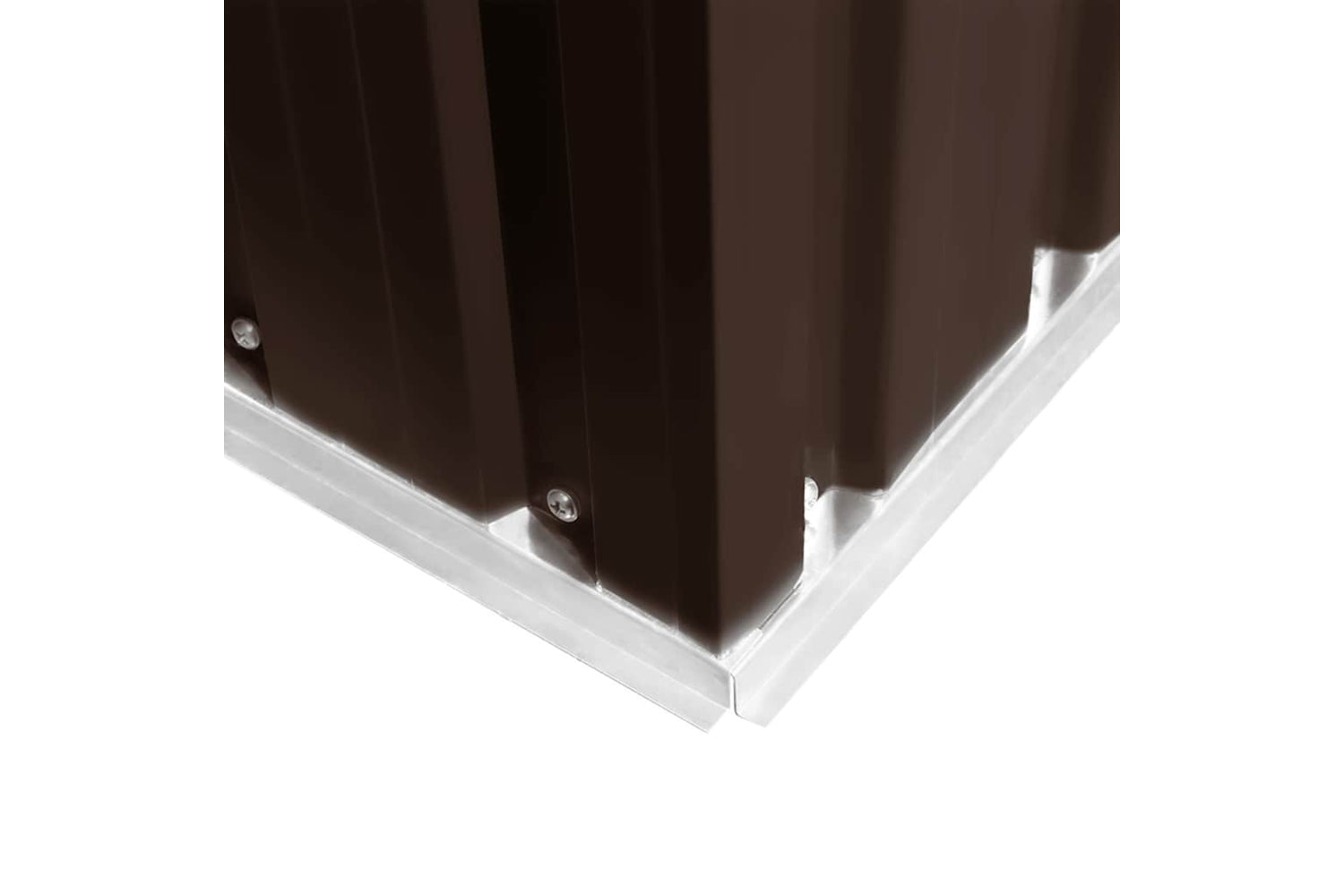 vidaXL 47031 Garden Storage Shed Brown 257x205x178cm Steel-7