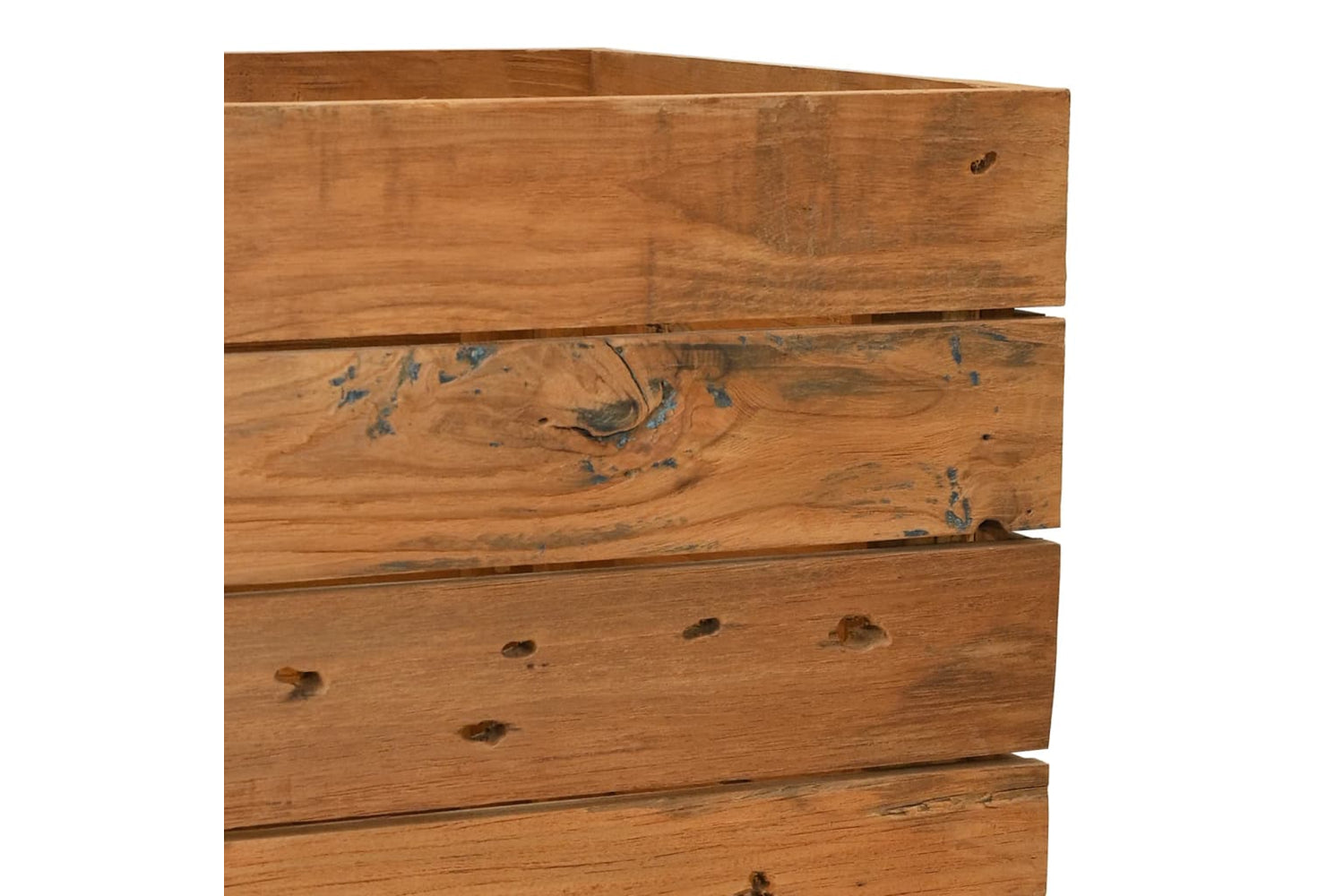 vidaXL Raised Bed 150x40x55cm Recycled Teak Wood And Steel-7