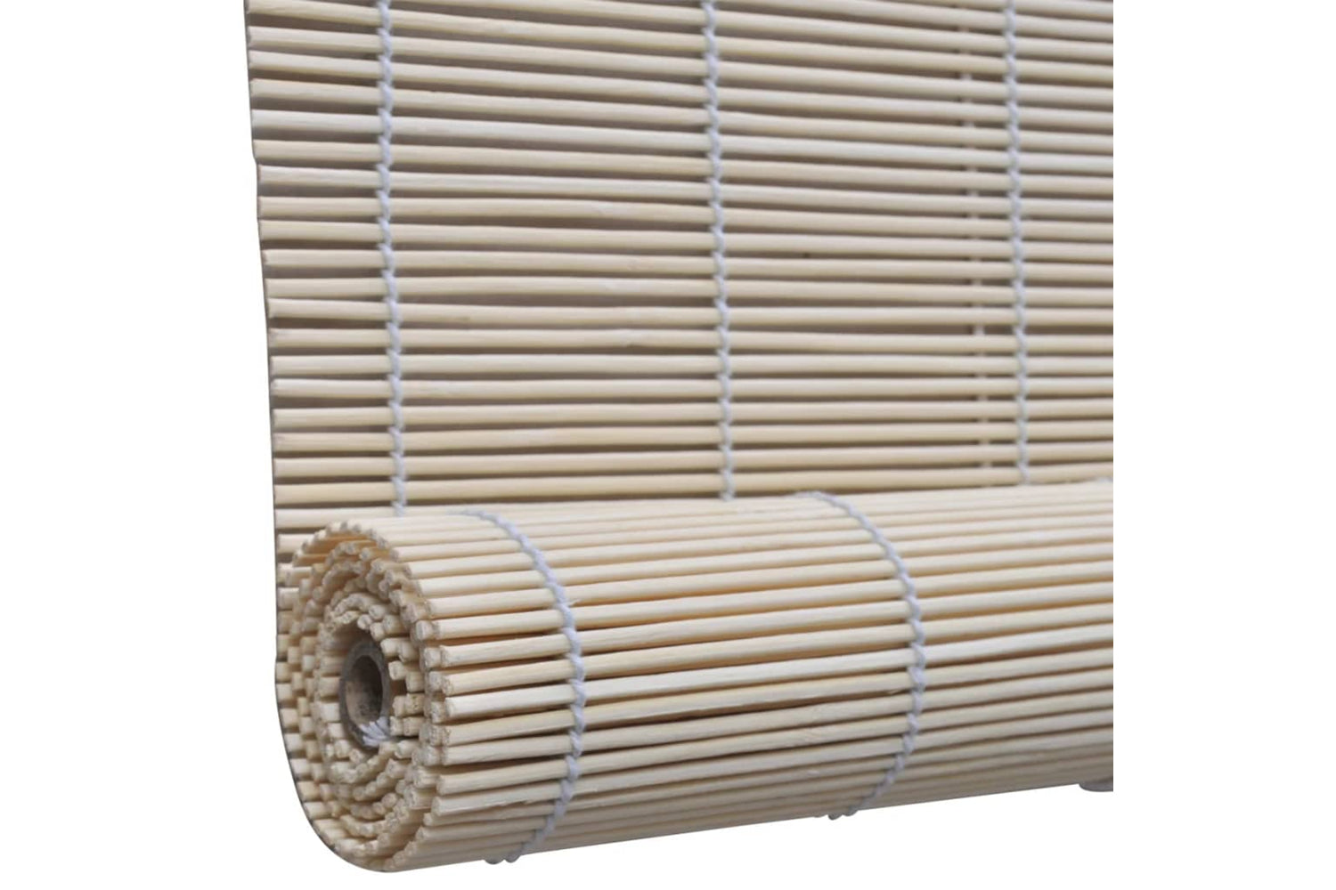 vidaXL 278742 Natural Bamboo Roller Blinds 2 Pcs 120x160cm-4