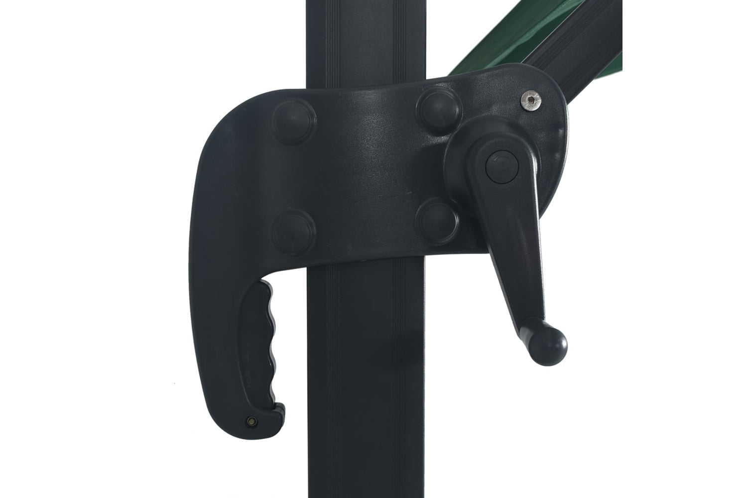 Vidaxl 47005 Cantilever Umbrella With Led Lights And Aluminium Pole 400x300 Cm Green-7