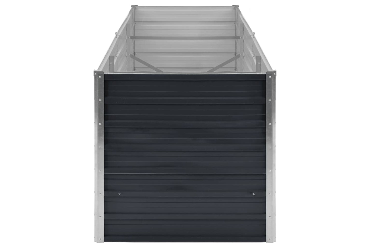 vidaXL 45726 Garden Raised Bed Anthracite 240x80x77cm Galvanised Steel-4