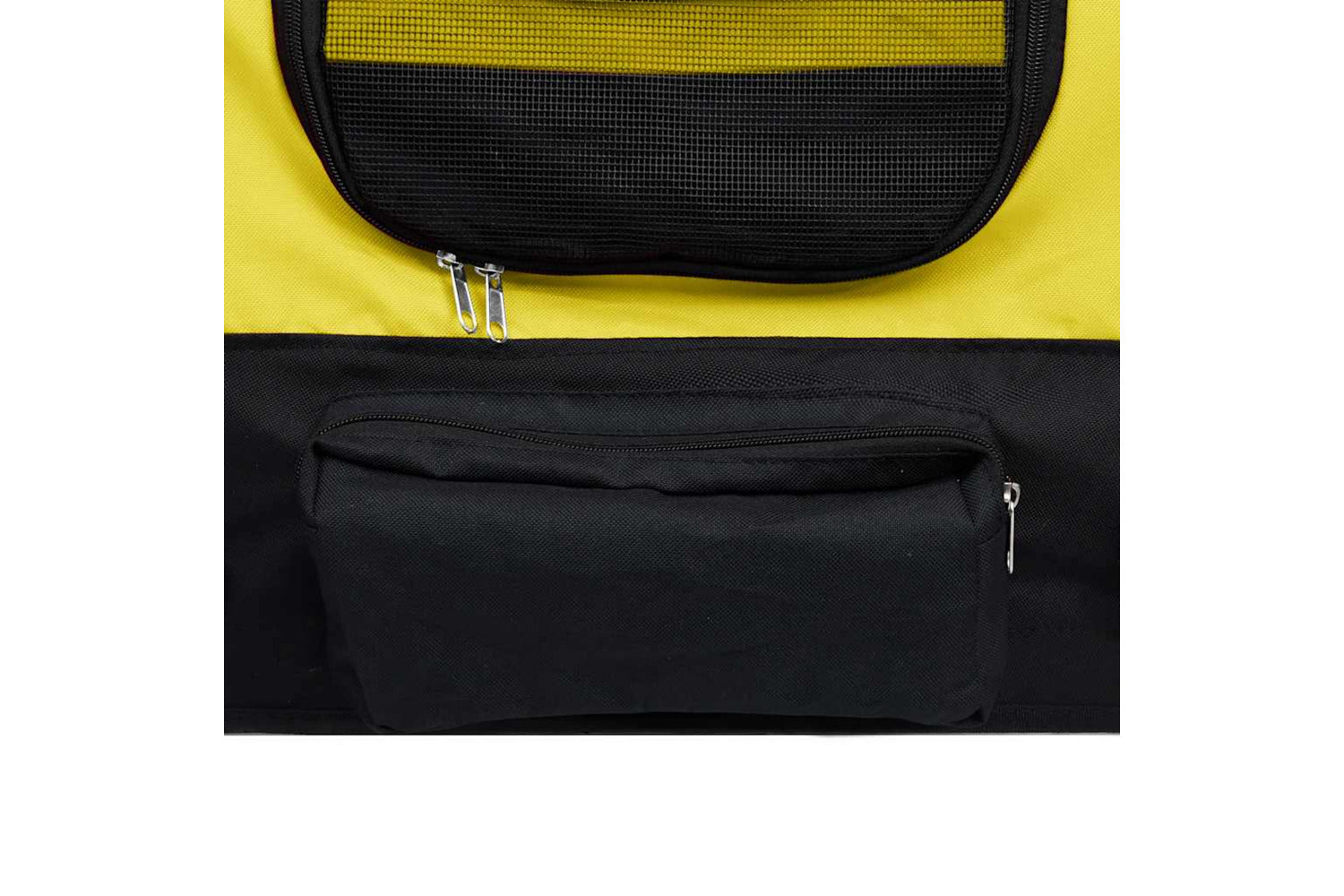 Vidaxl 2-in-1 Pet Bike Trailer & Jogging Stroller Yellow And Black-8
