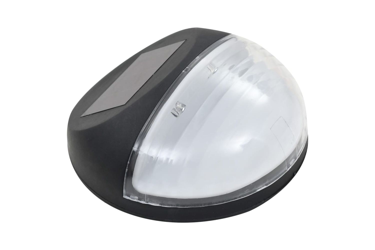 Vidaxl 277139 Outdoor Solar Wall Lamps Led 24 Pcs Round Black-4