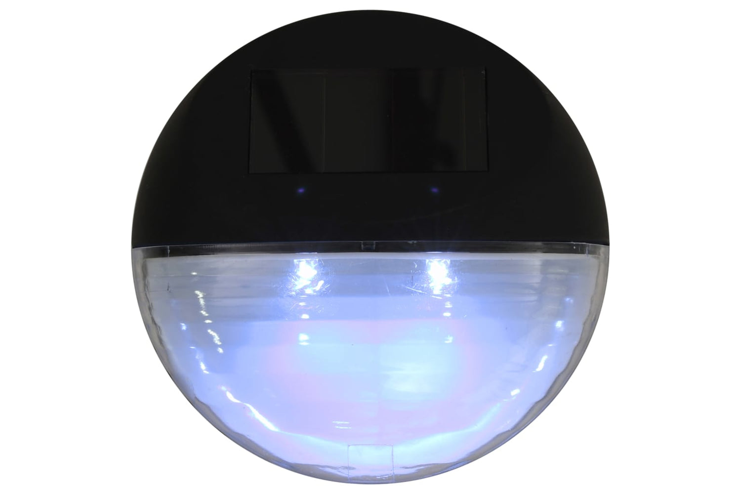 Vidaxl 277139 Outdoor Solar Wall Lamps Led 24 Pcs Round Black-7