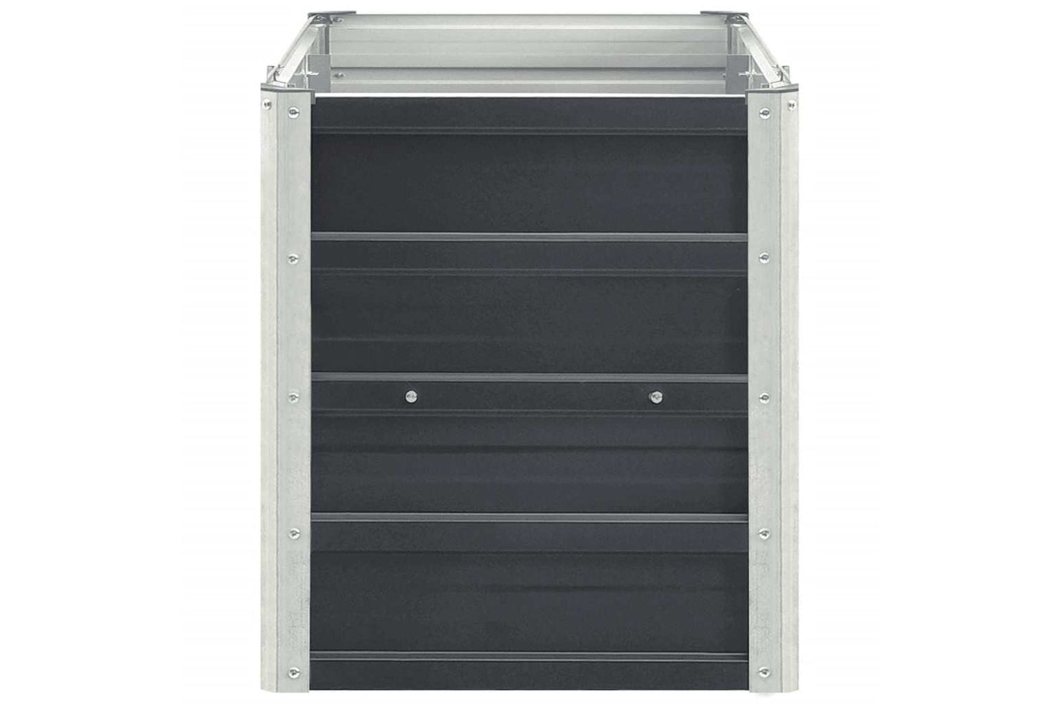 vidaXL 47047 Garden Raised Bed Galvanised Steel 240x40x45cm Anthracite-4