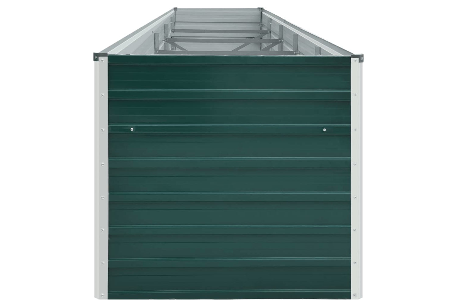 vidaXL 47057 Garden Raised Bed Galvanised Steel 400x80x45cm Green-4
