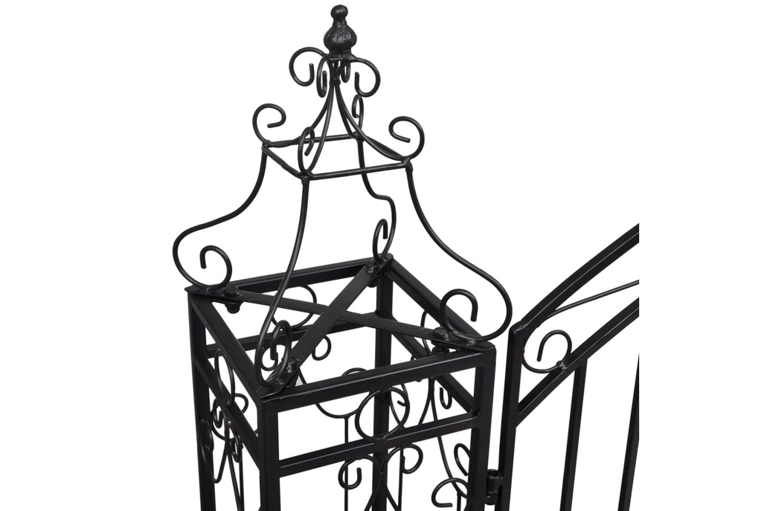 vidaXL 40905 Ornamental Garden Gate Wrought Iron 122x20.5x134cm-4