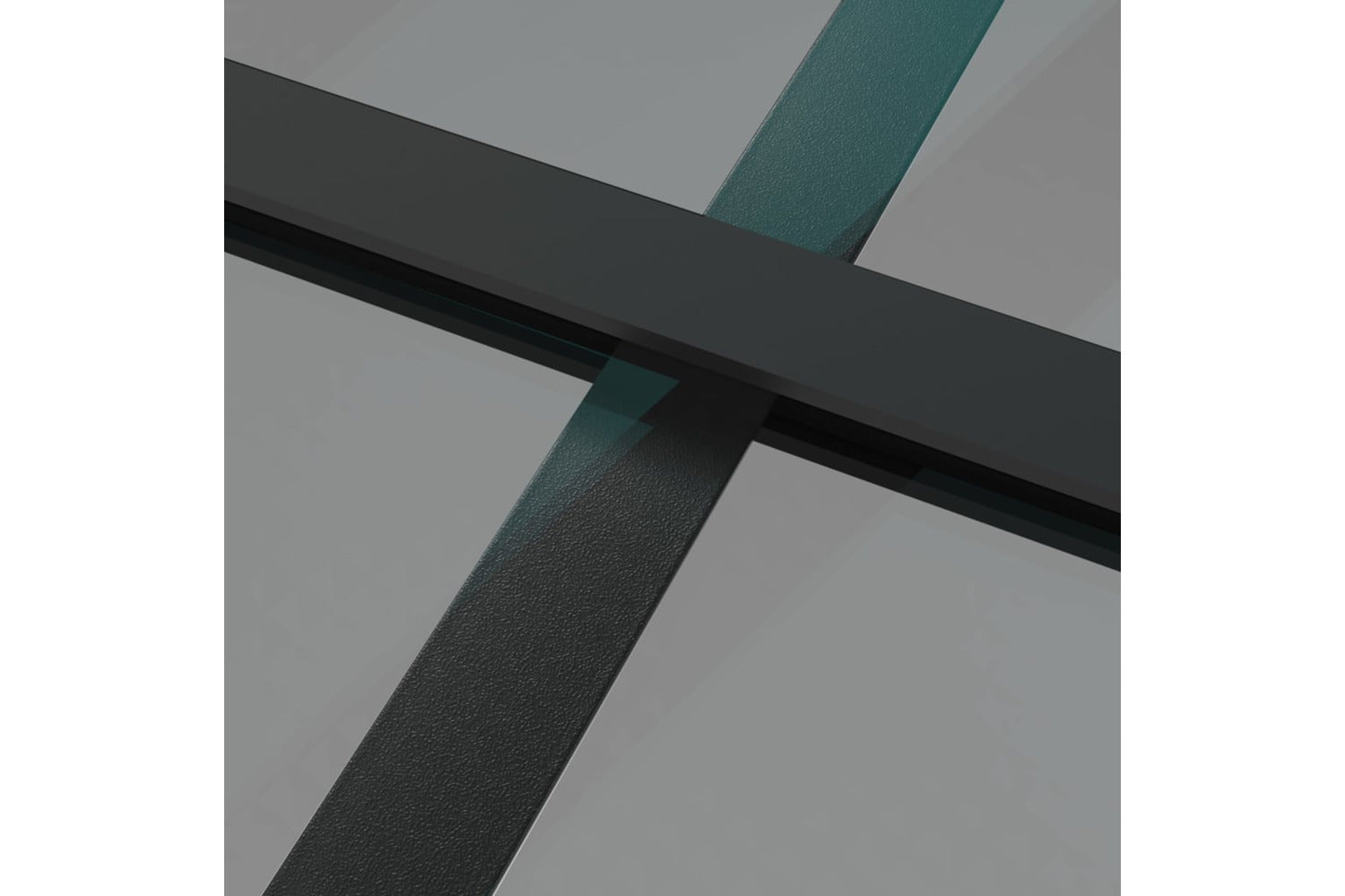 vidaXL 350565 Interior Door 83x201.5cm Black Esg Glass And Aluminium-4