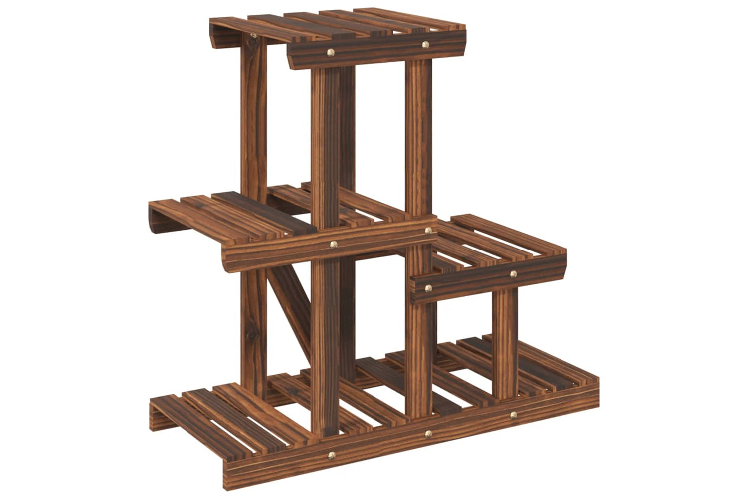 vidaXL 362869 Flower Stand 58x25x51cm Solid Wood Fir-5