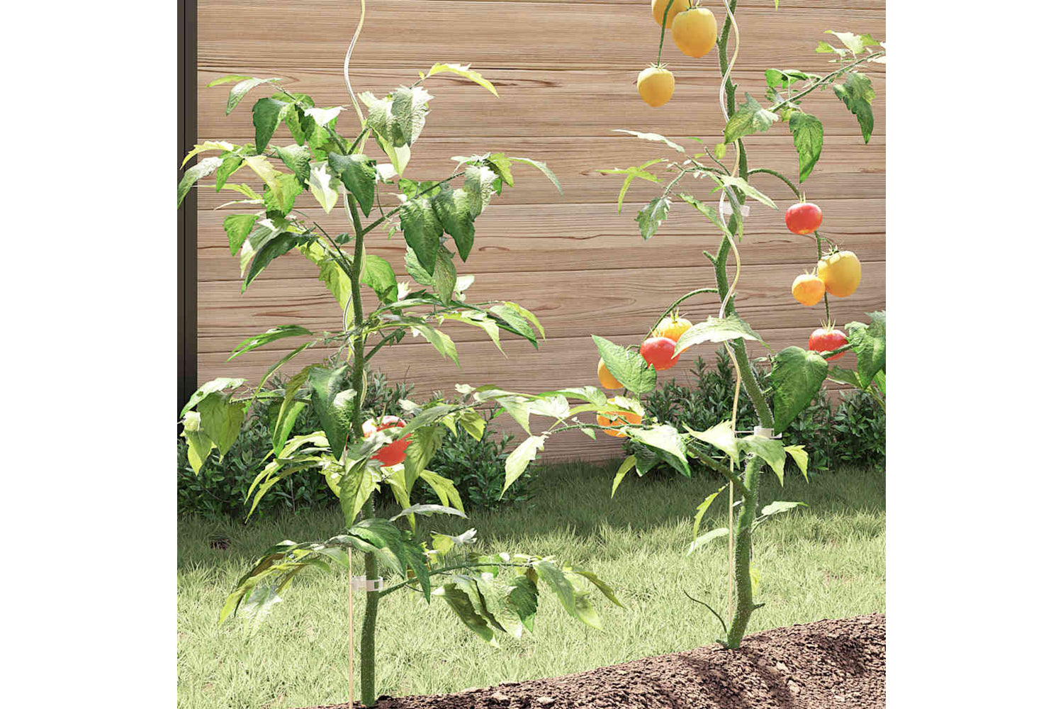 vidaXL 142414 20 Pcs Spiral Plant Supports 170cm Galvanised Steel-4