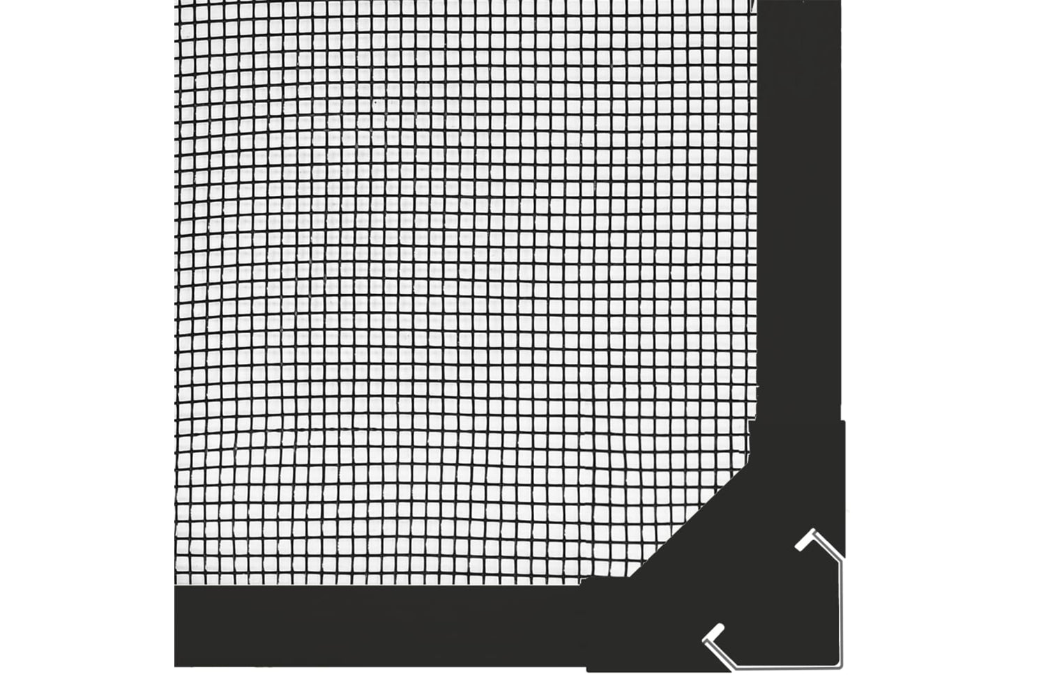 vidaXL 153852 Magnetic Insect Screen For Windows Anthracite 100x120cm-4