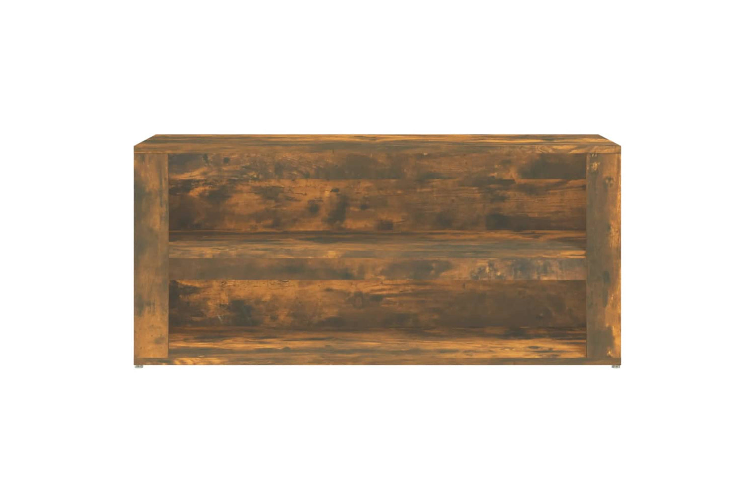 vidaXL 816909 Shoe Rack Smoked Oak 100x35x45cm Engineered Wood-4