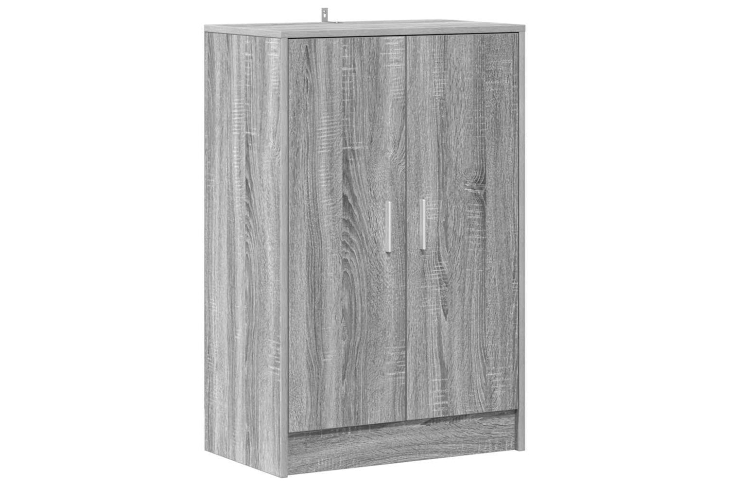 vidaXL Shoe Cabinet Grey Sonoma 60x35x92cm Engineered Wood