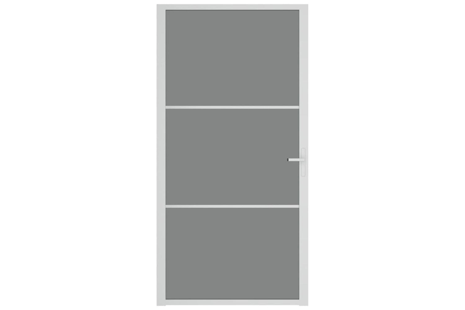 vidaXL 350587 Interior Door 102.5x201.5cm White Esg Glass And Aluminium-2