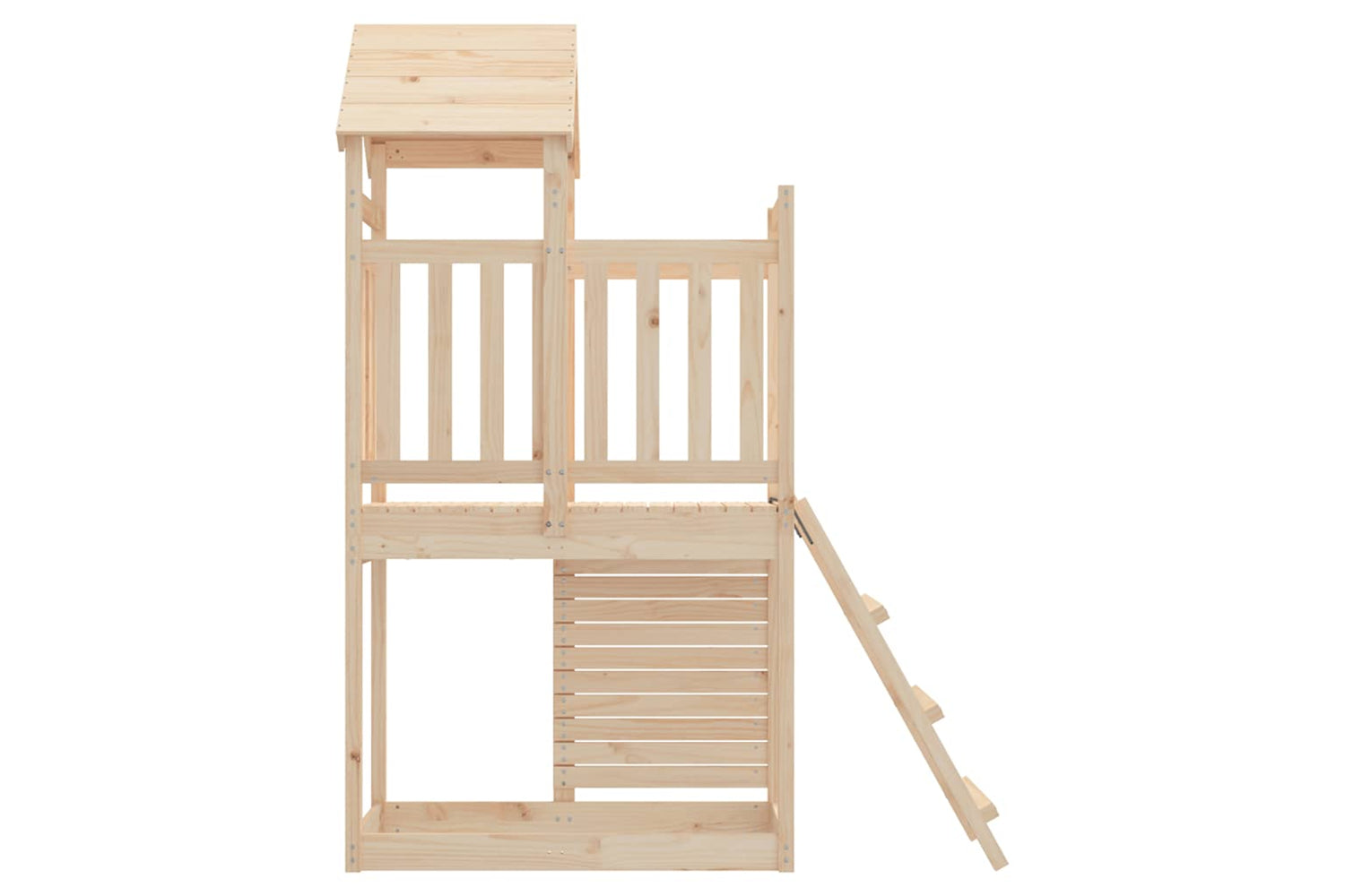 Vidaxl Outdoor Playset 52.5x110.5x214 Cm Solid Wood Pine-5