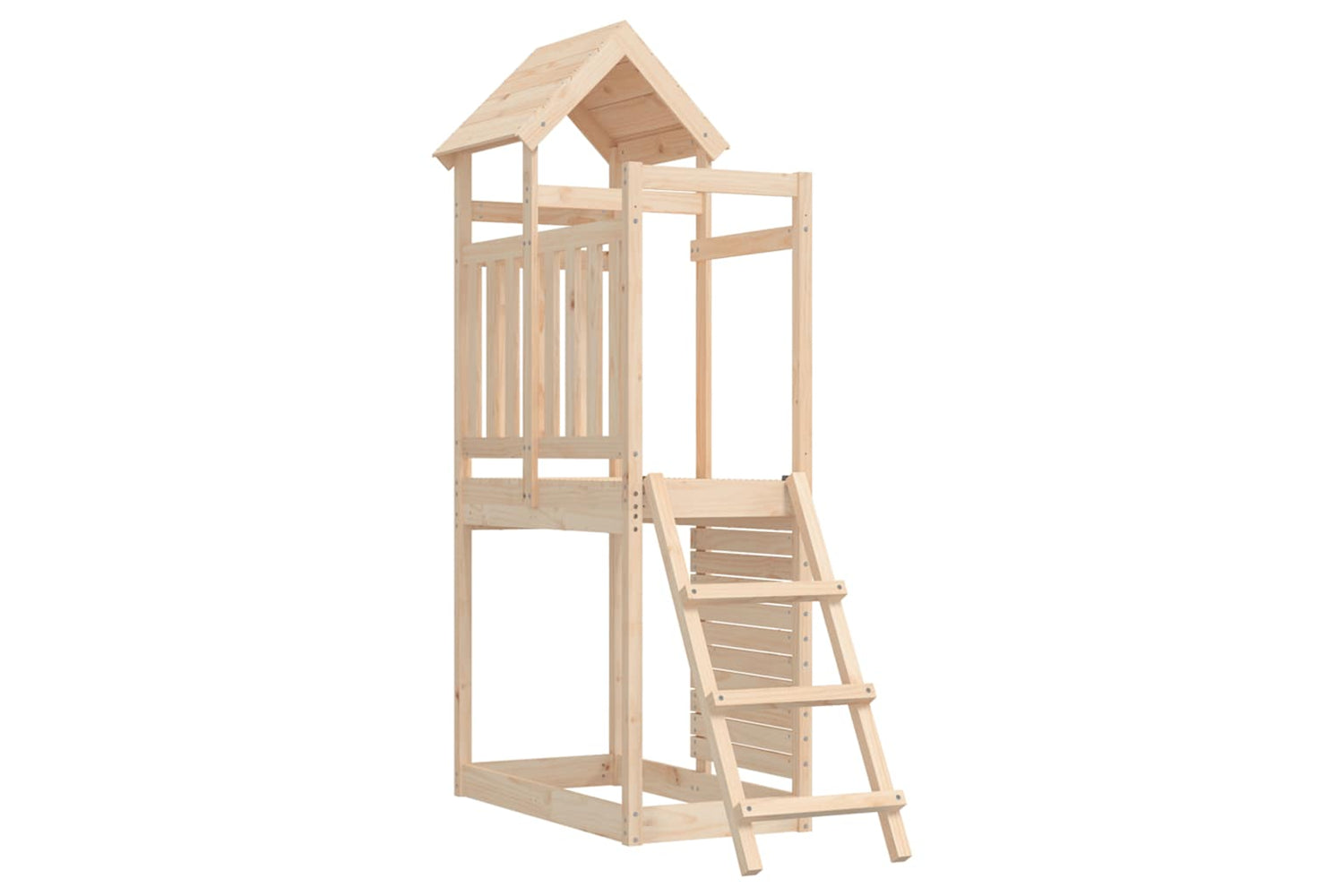 Vidaxl Outdoor Playset 52.5x110.5x214 Cm Solid Wood Pine-3