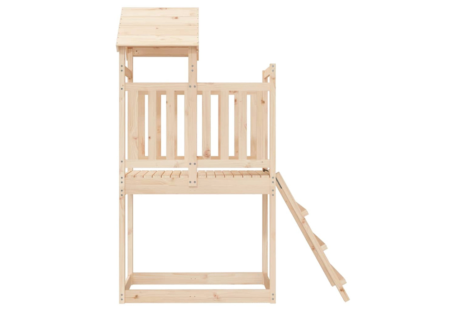 Vidaxl Outdoor Playset 53x110x214 Cm Solid Wood Pine-5
