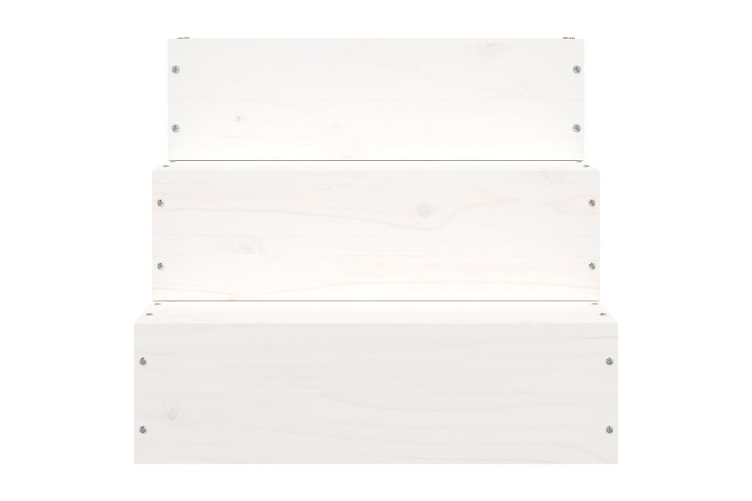 vidaXL 822462 Pet Stair White 40x37.5x35cm Solid Wood Pine-3
