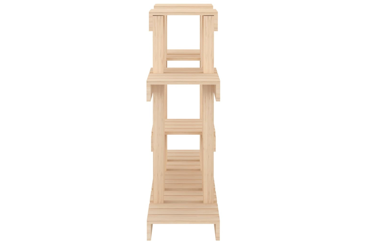vidaXL 822097 Plant Stand 104.5x25x77.5cm Solid Wood Pine-5