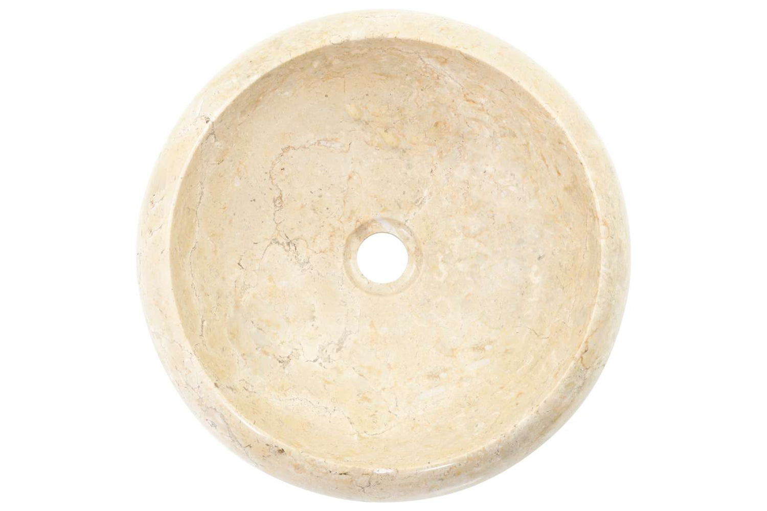 vidaXL 142767 Sink 40x12cm Marble Cream-5