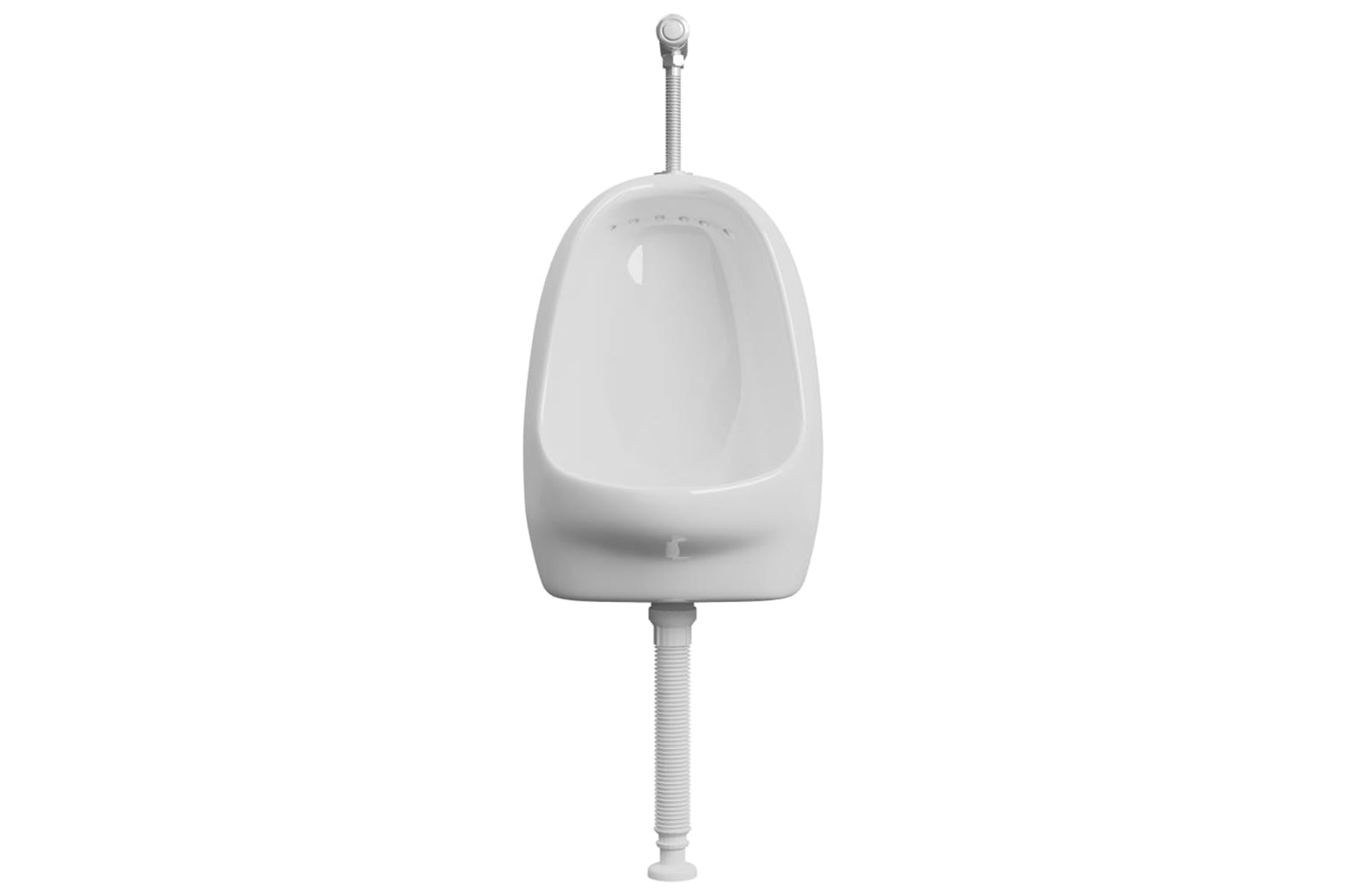 Vidaxl 143986 Wall Hung Urinal With Flush Valve Ceramic White-3