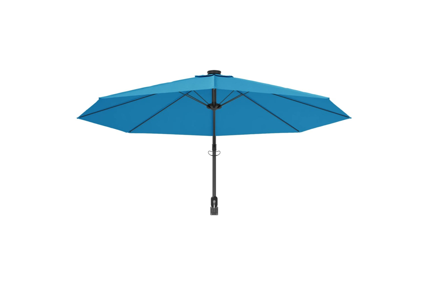 Vidaxl 362894 Wall-mounted Parasol With Leds Sea Blue 290cm-5