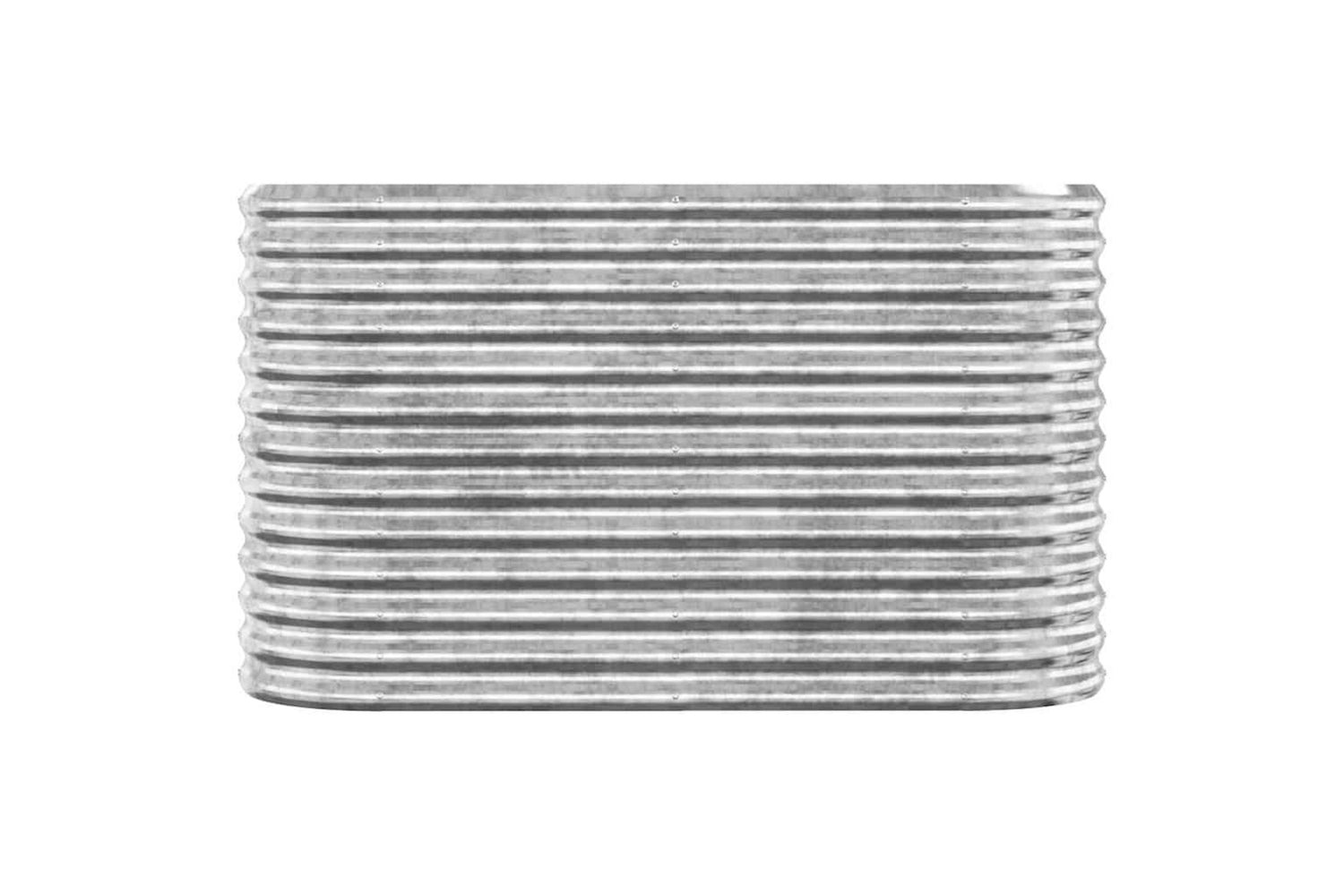 vidaXL 318892 Garden Raised Bed Powder-coated Steel 114x40x68cm Silver-2